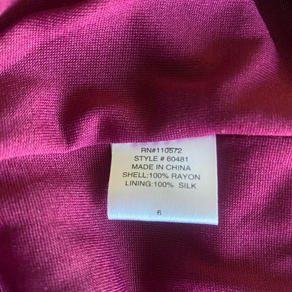 Cynthia Vincent Ruched One Shoulder Cocktail Dress - Picture 13 of 13